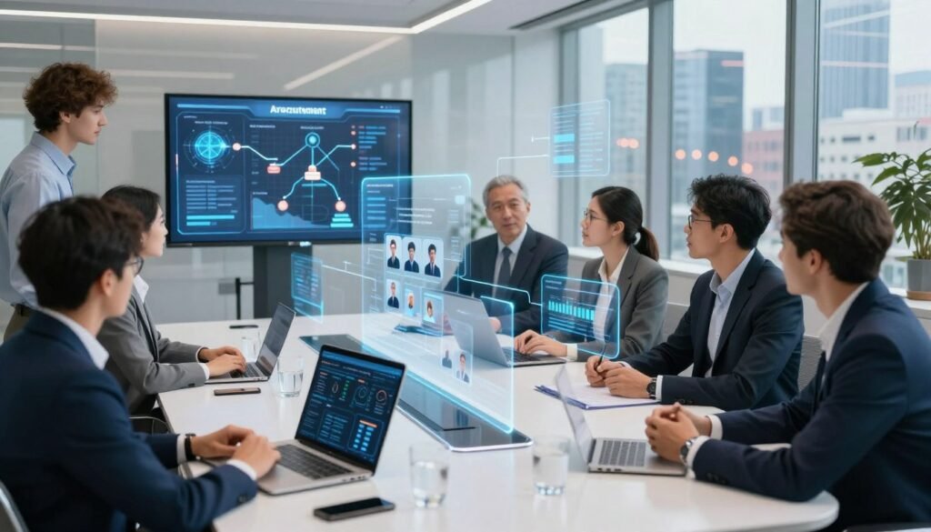 AI recruitment tools and data-driven hiring process