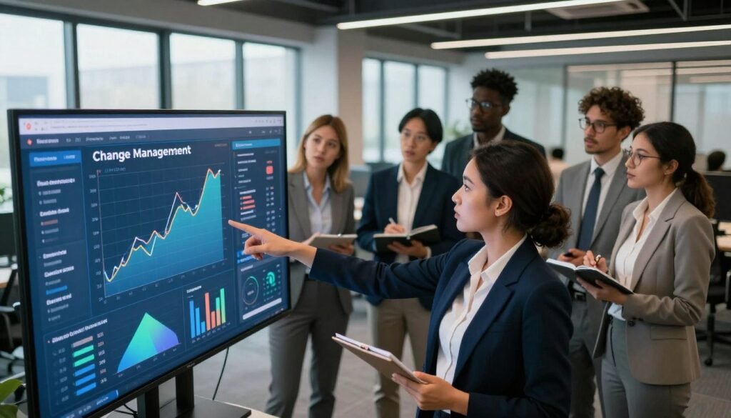 AI tools for change management analytics